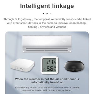 Termómetro higrómetro RSH Tuya BLE Mini sensor inalámbrico de temperatura y humedad con alerta de notificación - Product Image 4