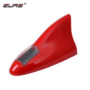 EURS 8LED Auto Modification <strong>Lamp</strong> 3.6v Waterproof 18LED Shark Fin Wireless Remote Control Car Warning Solar <strong>Led</strong> Light RGB Color - Product Image 3