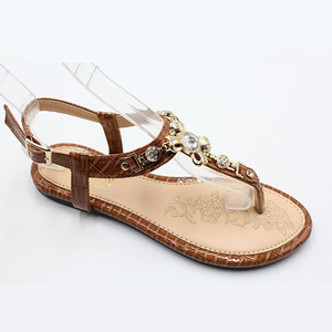 2025 Africa Shoes Hot Sale New Styles Sandals and slippers with Rhinestone Flats Flat Shoes for Women Alta Calidad <strong>Mocasines</strong> - Product Image 3