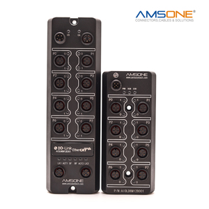 Amsone Custom OEM Factory Supply IO-LINK Communication Module ETHERCAT Profinet M12 Bayonet Snap Fast Connection I/O Systems - Product Image 2