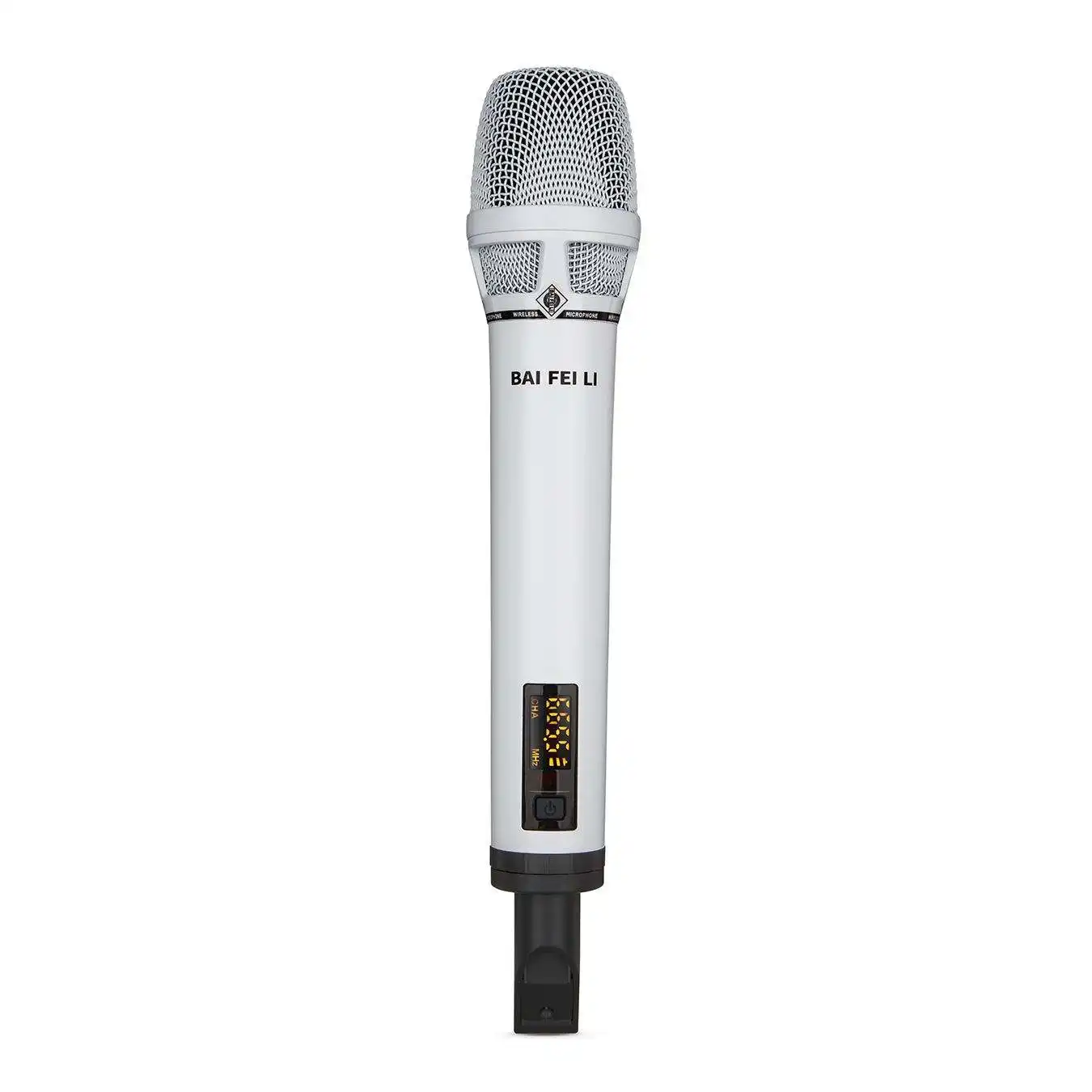 Baifeili TA100B Microfone portátil USB sem fio recarregável UHF para conferência e gravação de microfones