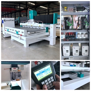 Gravür makinesi 4 eksen döner 8 kafa ahşap cnc router makine için mobilya bacaklar 3d kabartma yapma - Product Image 5