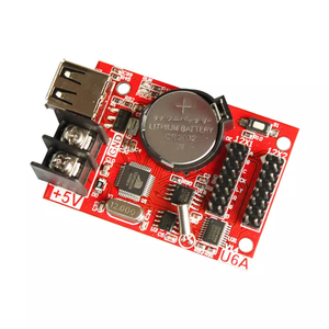Huidu hd-U6A одиночный и двойной цвет U диск контрольная карта имеет 320*32 пикселей LED P10 дисплейный модуль контроллера