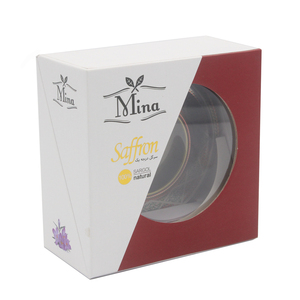 Impresión personalizada de lujo geryboard caja de regalo zaffron embalaje Mini caja de azafrán embalaje caja de papel con ventana de exhibición - Product Image 4