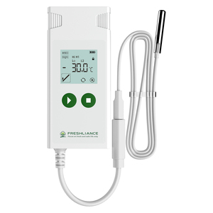 Atlas Log-30 Pantalla digital Registrador de datos de temperatura Control USB para refrigerador con sonda de temperatura