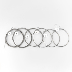 Cuerdas banjo baratas al por mayor-juego de 6 cuerdas, hecho en fábrica, accesorios para instrumentos de material de acero. - Product Image 3