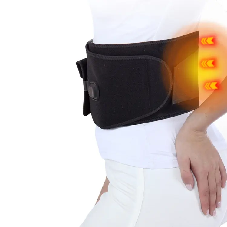 YEMALL OEM Hot Compress Belt Waist Heating Belt Pad Heat Magnetic Therapy Wrap for Woman Man Body Color Box Massager Electric