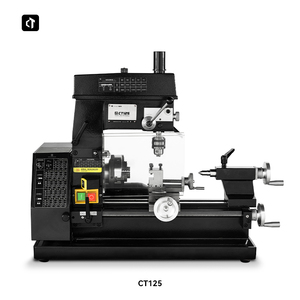 迷你铣钻车床CT125车床组合AT125爱好和DIY工厂销售价格 - Product Image 3