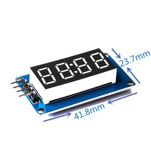 TM1637 modulo display digitale a LED a 4 bit adatto per tubo digitale orologio da 0.36 pollici a 7 segmenti - Product Image 2