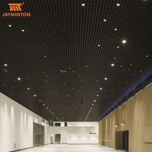 Custom Modern Design Open Cell Aluminum Suspended <strong>Ceiling</strong> <strong>Grid</strong> Fireproof Heat Insulation Sound-Absorbing Metal <strong>Ceiling</strong> - Product Image 3