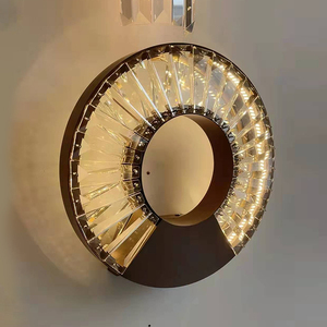 Wholesale Modern Luxury Crystal Wall Lamps Multifunctional LED <strong>Light</strong> <strong>Source</strong> for Living Room for Reading - Product Image 1