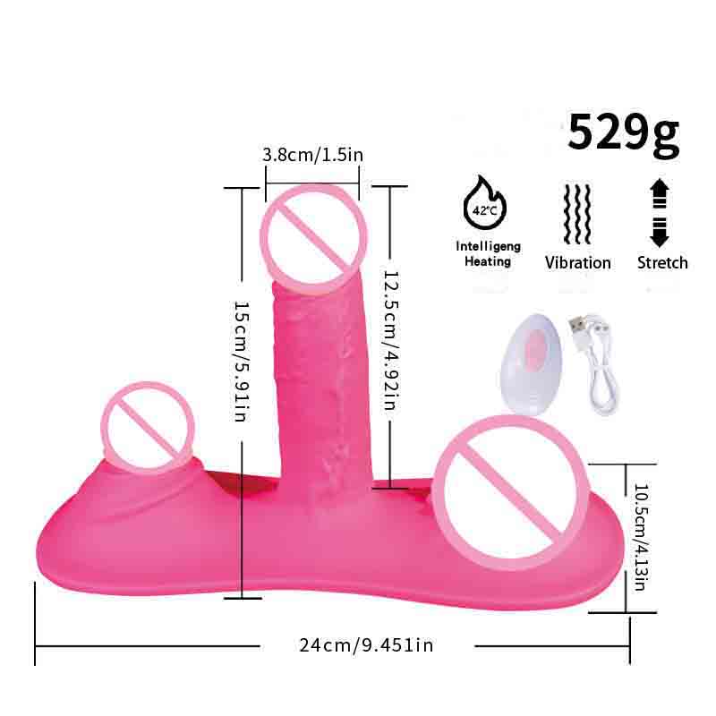 Versión XL con vibración, calefacción, app y control remoto.