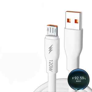 6A 120W mikro USB kablo Extra Thick hızlı şarj kablosu cep telefonu için Xiaomi Samsung Android için mikro usb veri kablosu kordon - Product Image 6