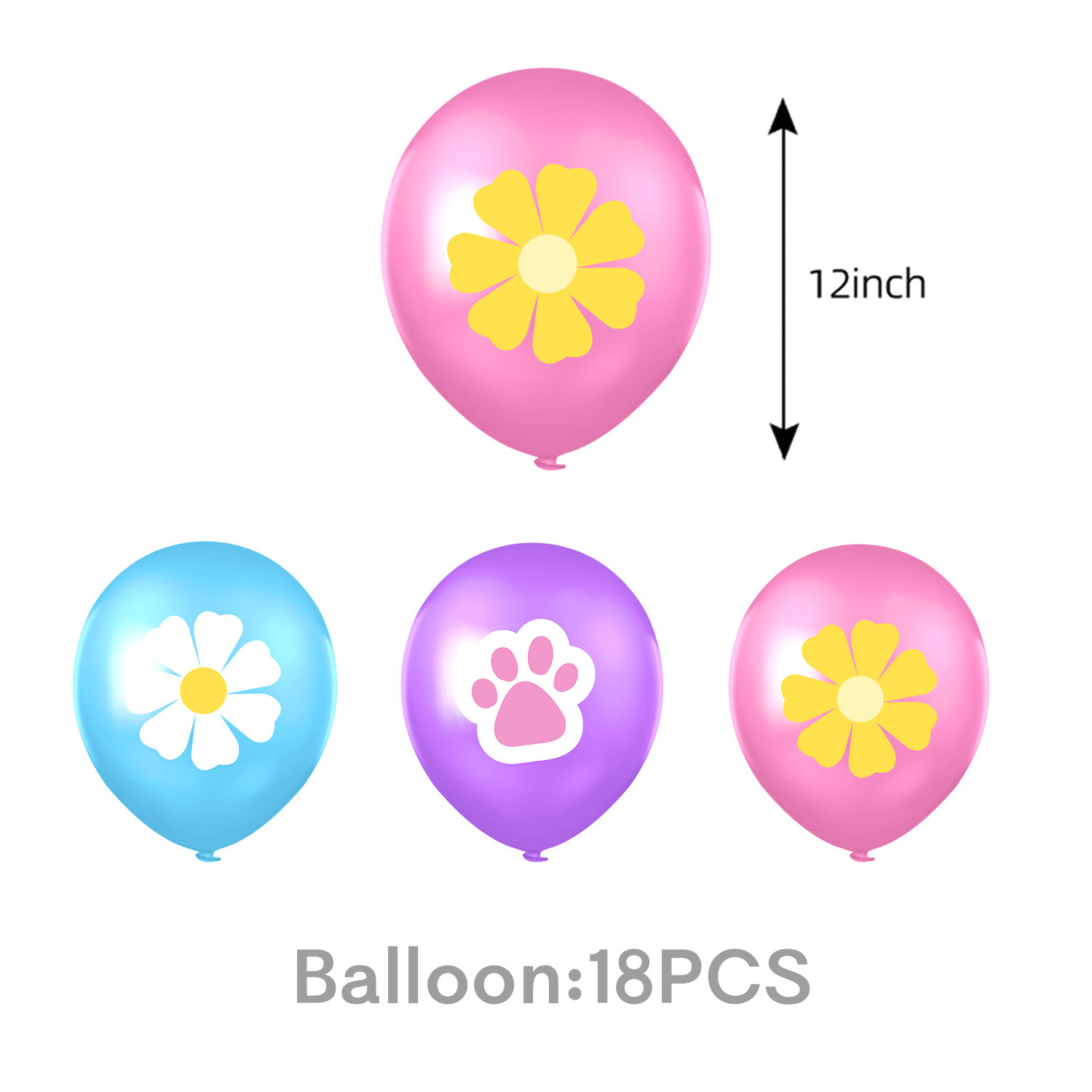 Balloon 18pcs-gaby's doll house
