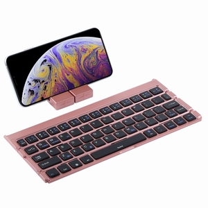 Teclado plegable GK608 ultradelgado para teléfono móvil, teclado inalámbrico barato para tableta y PC con soporte, sistema Android i OS Win - Product Image 6