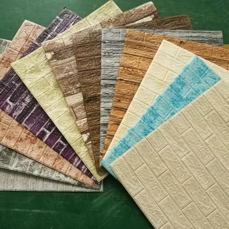 Papel de parede 3d tijolo decorativo 3d, espuma pe moderna para sala de estar