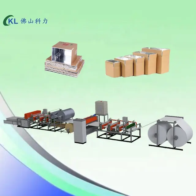 Linea di produzione termica del cartone delle scatole di cartone d'imballaggio del dispositivo di raffreddamento dell'alimento isolata per la scatola dell'isolamento congelata