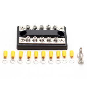 48V DC <strong>Dual</strong> Bus 100A <strong>Busbar</strong> Terminal Block Blue Sea Systems 5 Circuit Max <strong>Busbar</strong> - Product Image 3