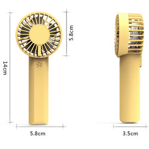 Quạt Nhỏ Cầm Tay Tiện Dụng Sạc USB Làm Mát Không Khí Mùa Hè Nhiều Màu - Product Image 3
