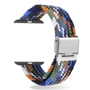 Apple Watch serisi 6/7 naylon tek parça kayış Apple ve Huawei toka ayarlanabilir naylon bileklik için uygulanabilir - Product Image 2