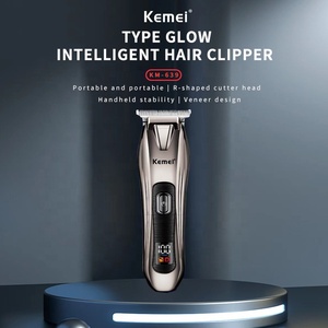 Kemei Km-639 usb גברים clipper שיער מכונת חיתוך שפם חשמל מספר שיער חותך כלים