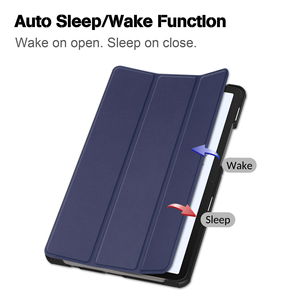 三星S10 FE Plus S7 FE S8plus S9fe S9 PLUS 2023平板折叠磁性聚氨酯皮革封面皮革翻盖 - Product Image 2