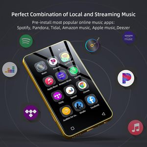 80GBフルタッチスクリーンMP4 MP3プレーヤーSpotify子供用Bluetooth WiFi Pandora音楽 & ゲーム用4 \ "画面 - Product Image 3