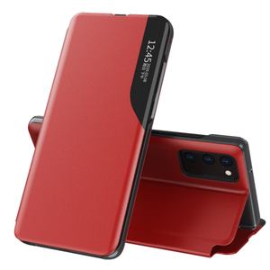三星galaxy S24 plus S24超皮革智能外壳的视图屏幕侧自动睡眠皮革翻盖手机外壳 - Product Image 6