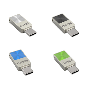 Özel MC06 Mini Metal USB Flash bellek sürücü toplu 3.1 tip-c 16/32/64/128GB kapasiteli USB 3.0 arayüzü ile özel Logo - Product Image 2