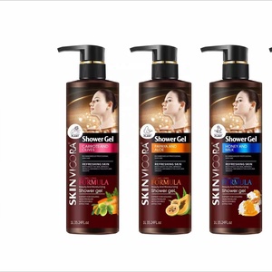 Novo design fábrica preço Papaya Shower géis Nutritivo Pele Hidratante Atualizar 1000ml Bubble Shower Bath