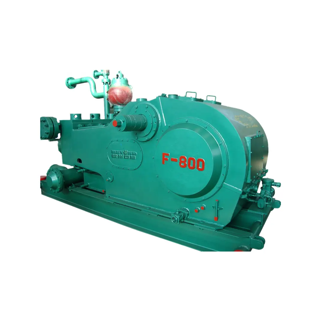 High flow capacity F800 valve ideco hydraul api triplex bomco price intgrale piston mud pump for drilling well rig machine