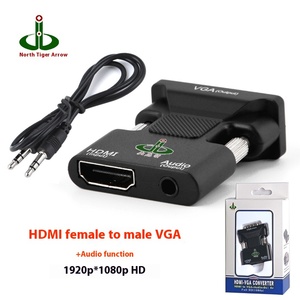 Copper for HDMI Female <strong>to</strong> Male VGA HD <strong>Adapter</strong> Cable Converter for TV Computer Screen Display Audio Video for Set-Top Box - Product Image 5