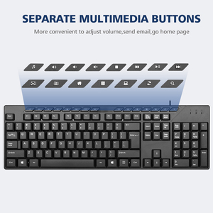 2023 New Arrive Clavier Custom Cheap <strong>Keyboard</strong> Laptop PC <strong>Computer</strong> Black Simple Teclado Wired Gaming Mechanical Office <strong>Keyboard</strong> - Product Image 6