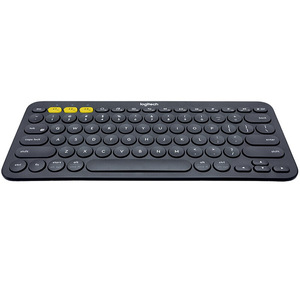 黑色修长圆形键帽Logitech K380无线电脑键盘多设备方便便携式办公键盘 - Product Image 2