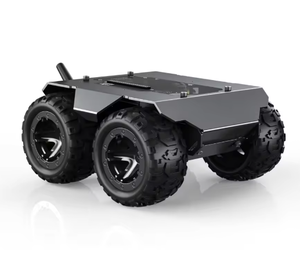WAVE ROVER (EN) Waveshare flessibile ed espandibile 4WD Robot Mobile Chassis Raspberry Pi Car Full Metal Body Robot Car - Product Image 1