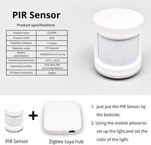 物联网报警系统无线WiFi PIR传感器车窗门传感器温湿度传感器图雅紫蜂智能家庭网关 - Product Image 3