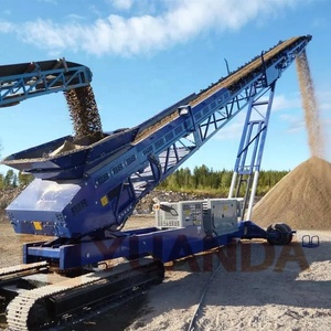 Cinta transportadora de grano móvil telescópica inteligente, alimentador de tolva de gran tamaño para manejo de Material a granel, tipo de canal de orugas - Product Image 4