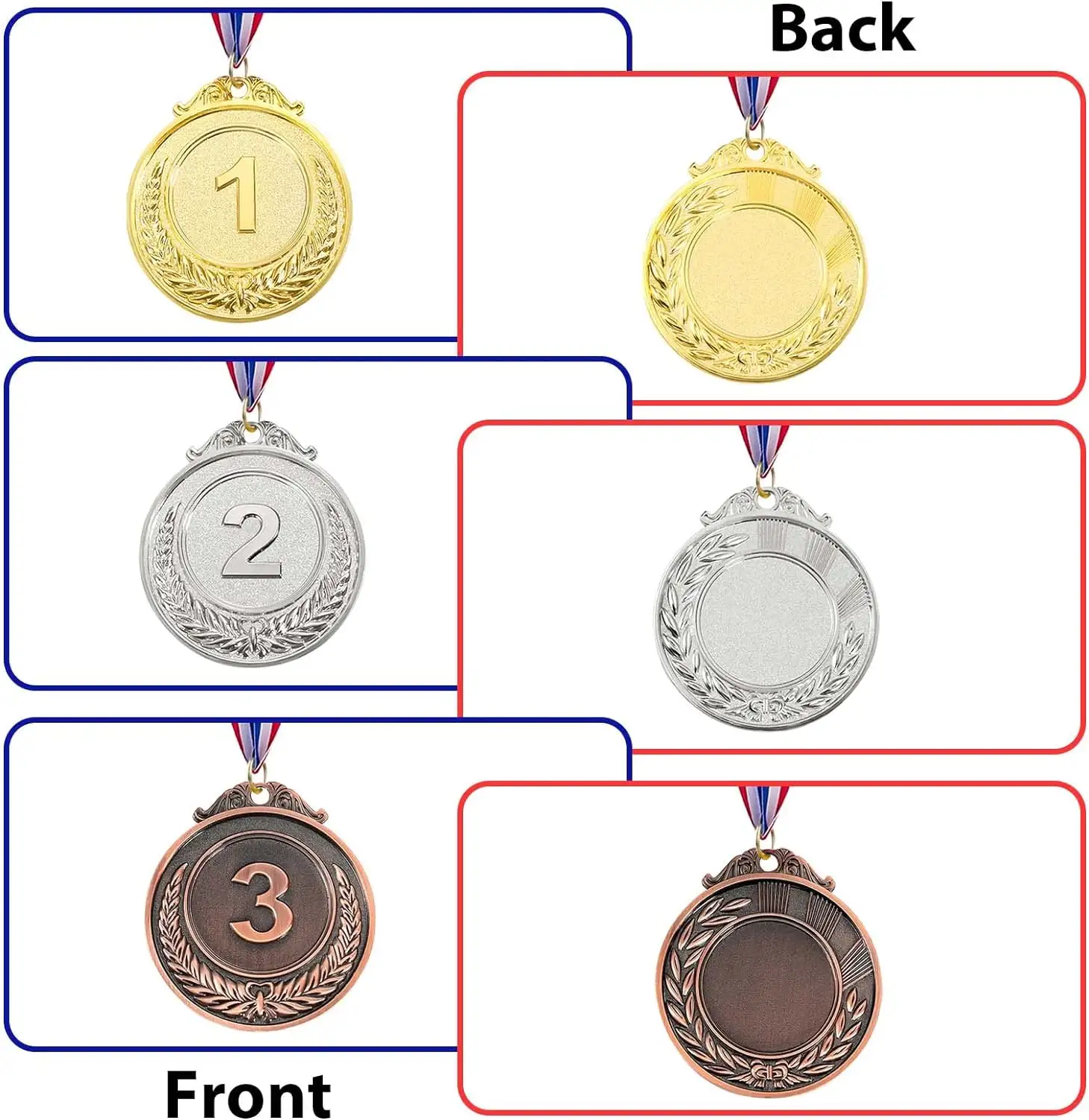 Medallas Personalizadas Grabadas, Medallas Personalizadas, Cinta Deportiva de Taekwondo y Karate, Metal en Blanco, Medalla Personalizada de Latón 3D
