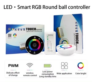 2,4 г rf rgb светодиодный контроллер dc12-24v 18a сенсорный экран пульт дистанционного управления RGB полосы RF управление pwm 12v 24v Светодиодные полосы света контроллер - Product Image 5