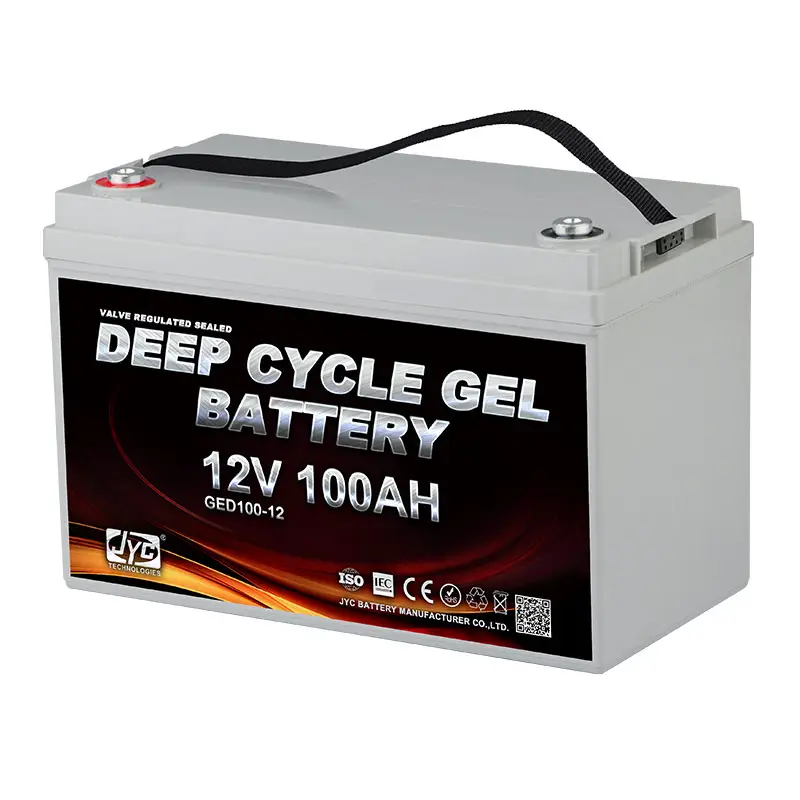 Bateria de gel profundo de 12v 100ah, bateria em gel 2s1p formada 24v 100ah agm, bateria de chumbo ácido selada