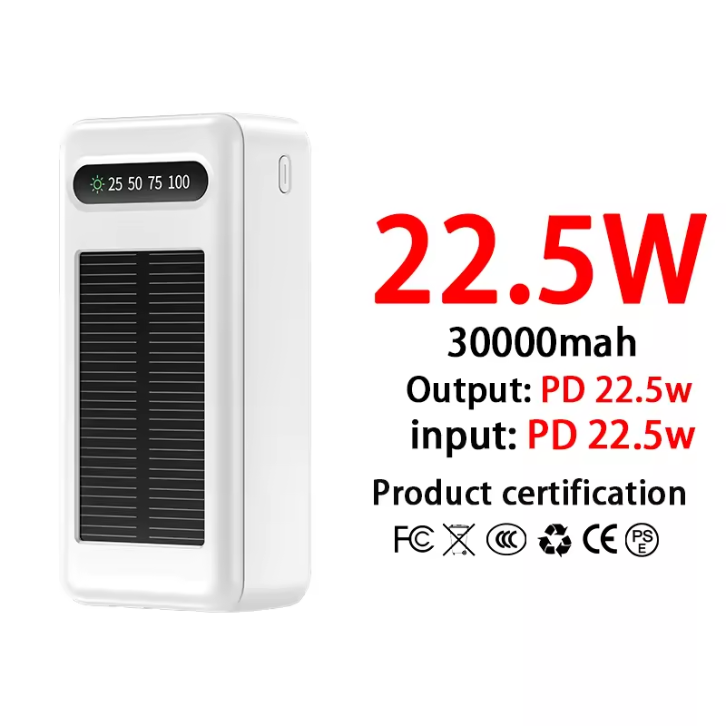 22,5 W-Blanc-30 000 mah
