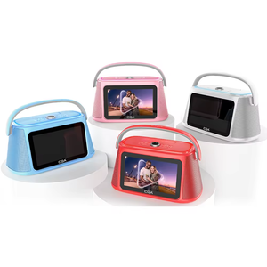 CQA New Design Bluetooth Speaker, Built-in 10.1-inch Touch Screen With Android System Party Speaker Supporting <strong>Lyrics</strong> Display