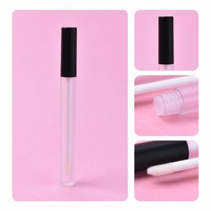 Customized 3ml Frosted <strong>Slender</strong> Lip Gloss Containers Personalized Cosmetic Plastic Packaging with Brush Round Concealer <strong>Tubes</strong> - Product Image 2