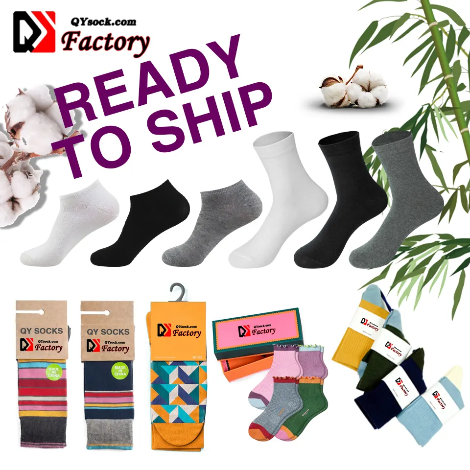 Großhandel Socken versand bereit Gute Qualität Herren Baumwolle Unisex Socken