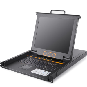 JD1716 1U机架安装16端口LCD KVM交换机-17英寸-USB + VGA支持 - Product Image 1