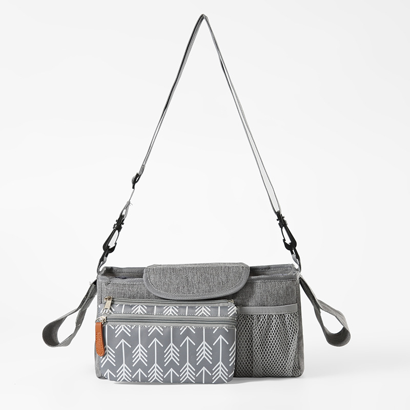 Patrón estampado en gris