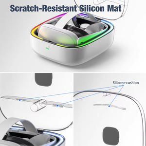 Charging Dock With RGB Light for <strong>Quest</strong> 3 Portable Headset Controller Storage Box Carrying Case VR Accessories for Meta <strong>Quest</strong> 3 - Product Image 3