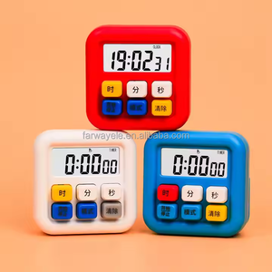 Carino Cubo Magnetico timer per Bambini di Produttività timer Mini display Lcd Elettronico Digitale Cucina Gestione del Tempo - Product Image 1