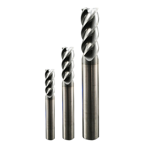 HRC60 CNC kontrol çapı 4MM * 75MM 4 flüt çimentolu karbür parmak freze - Product Image 4