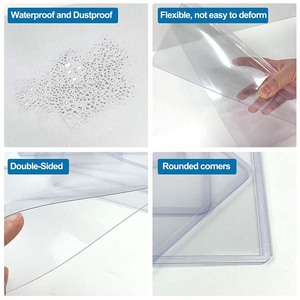 Tùy Chỉnh Không Thấm Nước Cứng Nhựa Giấy Chứng Nhận Menu Cứng Nhắc In Giấy Chứng Nhận Tài Liệu Chủ Bảo Vệ Rõ Ràng Tấm Bảo Vệ - Product Image 3